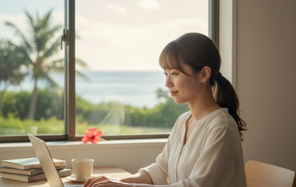 沖縄22歳ひまりが教える！主婦さんも自由な通勤PC時短ワークってぶっちゃけどう？🌅🌺