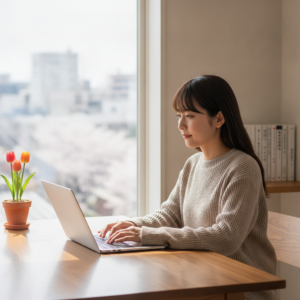 住んでる場所で働き方って変わるよね？仙台での在宅と通勤、わたしの本音🏠🌷