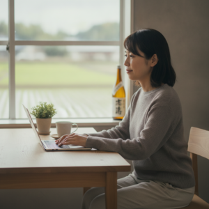 久留米の俺が語る！家にこもりがちな主婦さん、副業したい君へ、通勤PCワークの意外な魅力って知ってる？🌾🍶