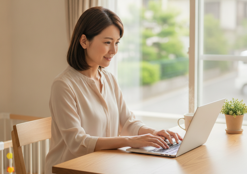 子育てと両立！主婦のための時短PCワーク、求人のコツとリアルな時給🌾